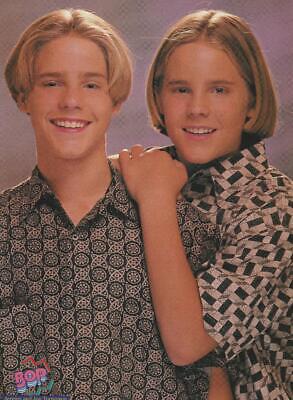 Jon & Jeremy Torgerson Christian Ricci teen magazine pinup clipping Bop twins