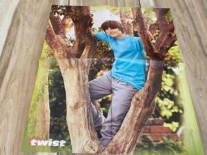 Justin Bieber Taylor Swift teen magazine poster clipping Fold Out Twist Tree Pix