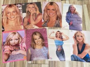 8 Britney Spears Nsync teen magazine poster clipping pix Pop Star Bop Tiger Beat