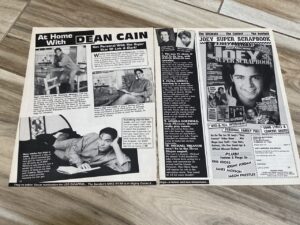 Dean Cain Michael Treanor Justin Whalin teen magazine clipping at home Dean