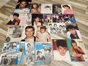 Menudo Ricky Martin teen magazine pinup clippings lot pix hot