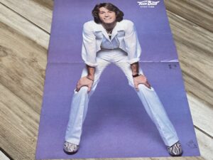 Andy Gibb teen magazine poster white pants Teen Beat