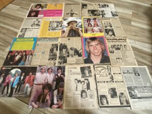 Bay City Rollers teen magazine pinup clippings lot Teen Beat Tiger Beat Bop