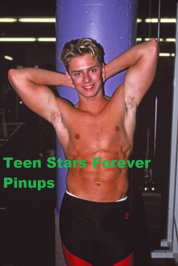 Jeremy Jordan 4×6 or 8×10 photo vintage shirtless sexy pose armpits 90's teen idols