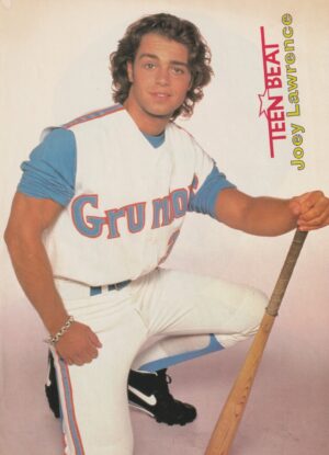 Joey Lawrence Rider Strong teen magazine pinup baseball uniform Teen Beat