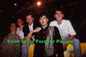 New Kids on the block 4x6 or 8x10 Photo vintage 1989 looking up pix 80's