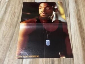 Will Smith teen magazine poster clipping Smash Hits muscles bright eyes Bop