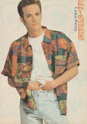 Luke Perry teen magazine pinup clipping Beverly Hills 90210 All Stars Hawaii pix
