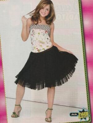 Jo Jo teen magazine pinup clipping black skirt Tiger Beat pop singer Twist Bop