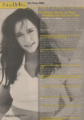 Jennifer Love Hewitt Will Estes teen magazine pinup clipping Tiger Beat Bop