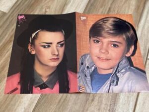 Ricky Schroder Boy George Menudo teen magazine poster clipping centerfold Bop