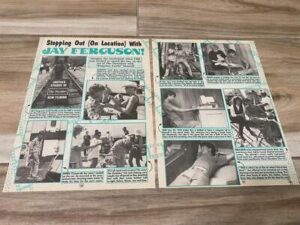 Jay Ferguson teen magazine pinup clipping Stepping Out Bop laying down 80's