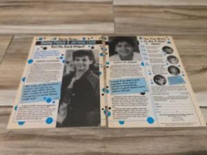 Jeremy Licht Danny Ponce teen magazine pinup clipping tell on each other pix