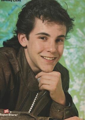 Jeremy Licht Fred Savage teen magazine pinup clipping leather jacket 16 mag