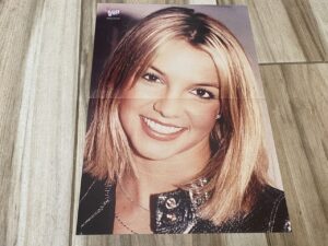 Britney Spears Nsync teen magazine poster close up smile baby Bop 90's pix