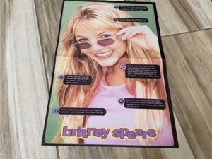 Britney Spears teen magazine poster sun glasses