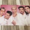 Nsync Britney Spears teen magazine poster pink background pix Pop