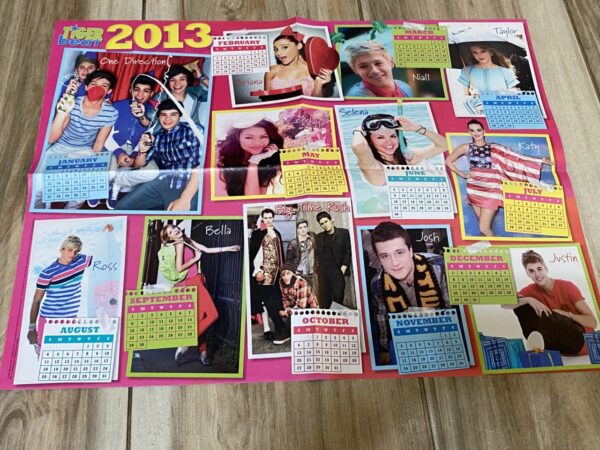 Harry Styles One Direction Justin Bieber Kay Perry Taylor Swift Ross Lynch Big ZTime Rush teen magazine poster