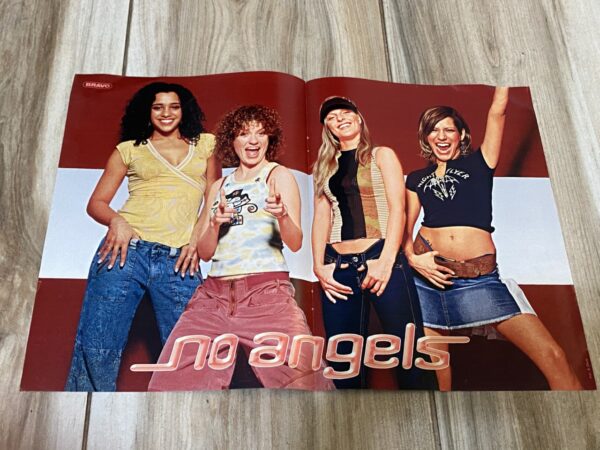 No Angels Busted teen magazine poster Bravo pix centerfold 90's