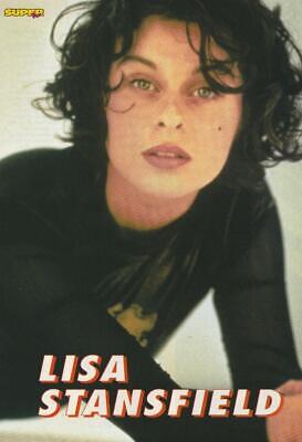 Lisa Stansfield teen magazine pinup clipping Teen Beat Super black shirt pix