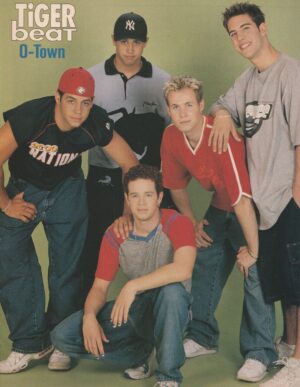 O-town teen magazine pinup clipping Tiger Beat Dan Miller Ashley Parker Angel