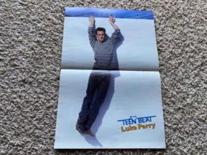 Luke Perry teen magazine poster clipping Beverly Hills 90210 hanging Teen Beat