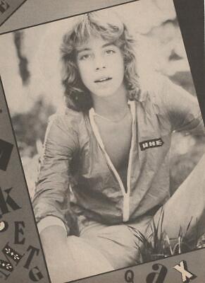 Leif Garrett teen magazine pinup clipping Teen Beat 16 mag double sided open leg