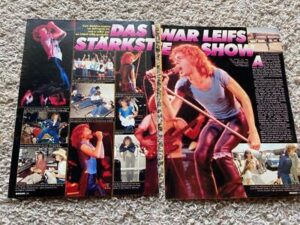 Leif Garrett teen magazine pinup clipping Bravo stage leather pants Tiger Beat