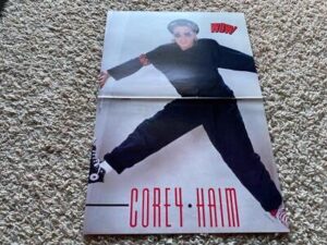 Corey Haim River Phoenix teen magazine poster clipping Wow sunglasses RIP Bop