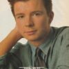 Corey Haim Rick Astley teen magazine pinup clipping Teen Beat pix leather jacket - Image 2