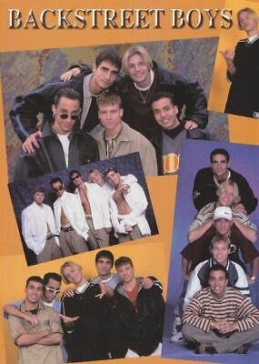 Backstreet Boys teen magazine pinup clipping younger years shirtless boy band