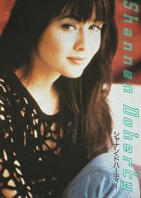 Shannen Doherty teen magazine pinup clipping black shirt Japan Teen Beat RIP