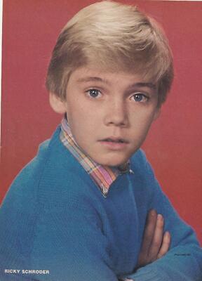 Ricky Schroder Matt Dillon teen magazine pinup clipping picture blue sweater 16