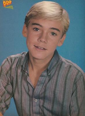 Ricky Schroder teen magazine pinup clipping pix blue shirt Bop older teen idols