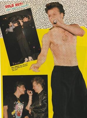 Donnie Wahlberg Joey Mcintyre teen magazine pinup clipping shirtless Teen Beat