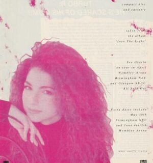 Gloria Estefan teen magazine pinup clipping Pepsi add Bravo Bop