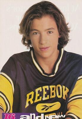 Andrew Keegan teen magazine pinup clipping Reebok 16 mag eys teen idols pix