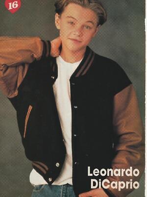 Leonardo Dicaprio The Party teen magazine pinup clipping 16 magazine jacket