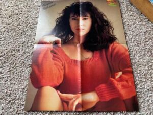 Alyssa Milano Jordan Knight teen magazine poster clipping red sweater Big Bopper |