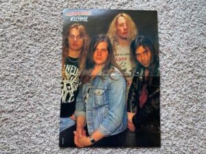 Atom Seed Wolfsbane teen magazine pinup clipping Teen Machine Kerrang