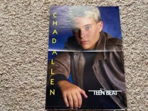 Chad Allen Kirk Cameron teen magazine pinup clipping leather jacket Teen Beat