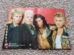 Brooke Mccarter Kirk Cameron teen magazine poster Alex Winter Billy Wirth Lost