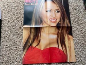 Kevin Jonas Miley Cyrus Jonas Brothers teen magazine poster clipping Teen Dream