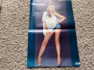 Alexandra Stan Miley Cyrus teen magazine poster clipping Hey Bravo legs pix