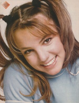 Britney Spears teen magazine pinup ponytails Life Story