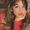 Britney Spears teen magazine pinup double sided red shirt lips pic Life Story