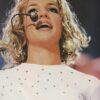 Britney Spears teen magazine pinup red suit MTV Opps I did it again video shoot - Image 2