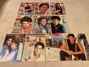 Rob Lowe teen magazine pinup clipping lot Teen Beat Tiger Beat Bop Bravo covers