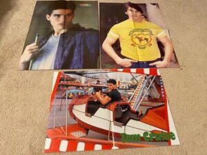 3 Tom Cruise teen magazine poster clipping lot Teen Beat Tiger Beat Bop pix