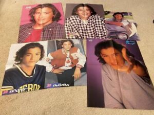 6 Andrew Keegan teen magazine poster clipping lot Teen Beat Tiger Beat Bop